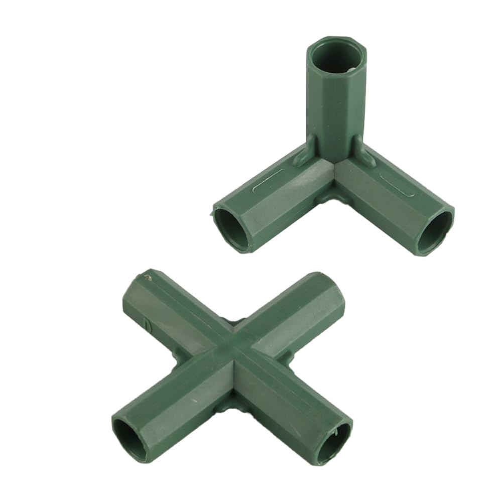 25 connettori per Confezione per Telaio Serra, connettori angolari per Telaio da Giardino, per Telaio da Giardino (3 4 Vie, 16 mm, Forcella A