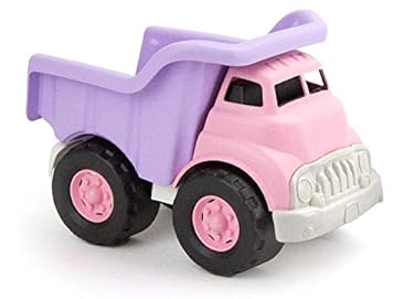 AMAZON - Green Toys Dump Truck, Pink/Purple CB – Pretend Play, Motor Skills, Kids Toy Vehicle. No BPA, phthalates, PVC. Dishwasher Safe, Recycled Plastic, Made in USA.