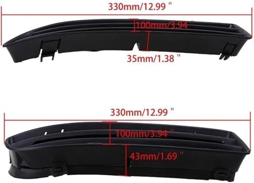 Parrilla delantera universal para VW Jetta Bora MK4 de 1999 a 2007 3