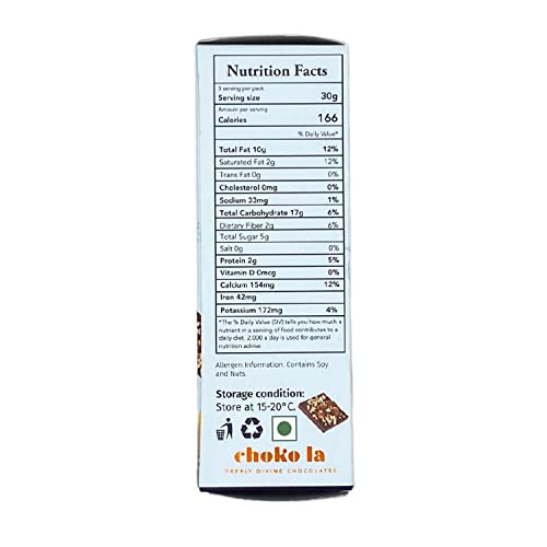 Image of Chokola 55% Dark Chocolate Almond & Orange Peel Minis - Rich Cocoa with Crunchy Almond & Orange - 100g |Gluten-Free | Gourmet Chocolate Bites