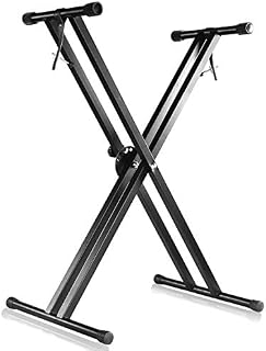 PARTYSAVING Pro Series Adjustable X Style Piano Keyboard Heavy Duty Premium Stand (Double-Braced X Style Keyboard)
