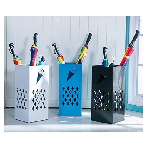 Porte-parapluies sur pied en fer de grande capacité pour hall d'hôtel et bureau - 8