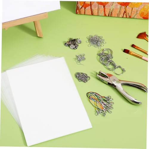 Kit fabrication porte-clés rétractable avec papier magique thermo-rétractable - 4