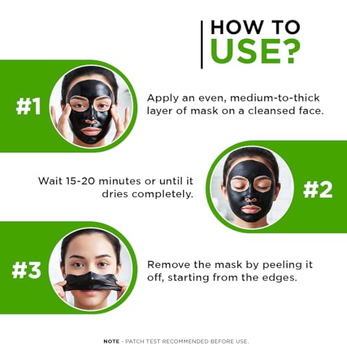 Image of Orgatre Detan Peel Off Face Mask For Glowing Skin | Removes Tan and Minimize Pores | Active Cooling Effect | Enriched with Kojic Acid, Lactic Acid, Glycolic Acid & Bamboo Charcoal (100ml)