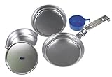 MFH Kochgeschirr, De Lux, Alu, Pfanne,Topf,Tasse, Schüssel