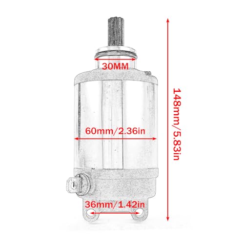 Motor de arranque de motocicleta 27040134A para renovación de sistema eléctrico 2