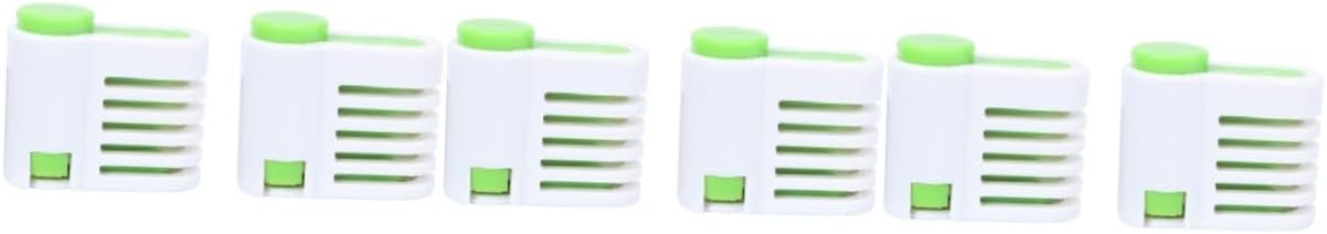 Ciieeo 6pcs Bread Slicer Food-grade Cake Cutter for Even Slicing for Toast Sandwiches Bagels More Lightweight Space-saving Kitchen Gadgets Green