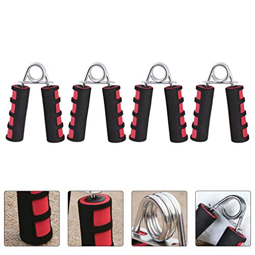 4 peças de aperto de mão BESPORTBLE, fortalecedor de aperto de dedo de mola expansor de aperto manua