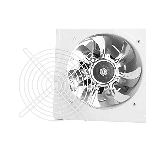 Aramox Extractor de pared de 40 vatios y 220 V, apertura de ventilación de ventana de bajo ruido para baño, cocina (blanco)