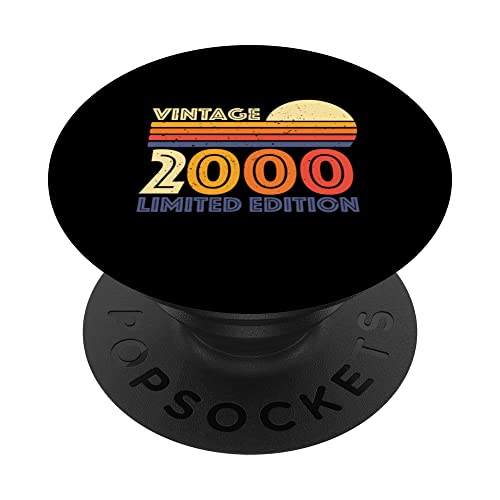 2000 Edición Limitada Cumpleaños Vintage Limited Edition PopSockets PopGrip Intercambiable