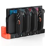 [Switch 2/1 Universal] Ladestation für Switch 2 - Joy Con 2 Ladestation Kompatibel mit Nintendo 2 Konsole & Controller Joycon, Magnetisch Kompakt Ladegerät für Switch2/Switch1/OLED