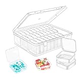 Matériel de haute qualité: La boîte à perles est constituée de plastique PP transparent de haute qualité, robuste, durable, odoreux et hautement transparent, de sorte que le contenu est clairement visible et que vous pouvez trouver rapidement l'objet dont vous avez besoin. Chaque petite boîte de stockage est équipée d'un couvercle propre pour conserver les objets en toute sécurité et assurer un bon stockage.