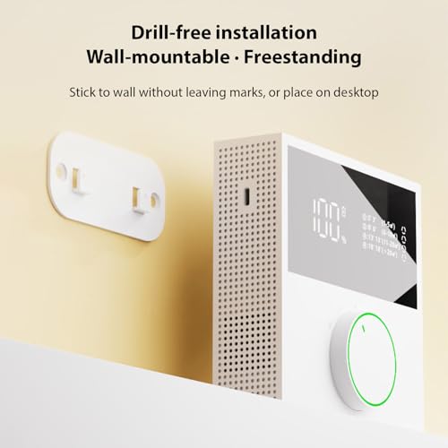 Purificador de aire ionizador eliminador de olores blanco miniatura 5