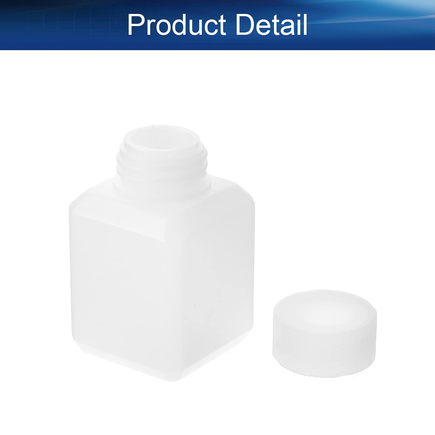Amazon｜プラスチック小分けボトル 容器 40mL 3個入り 半透明 白い