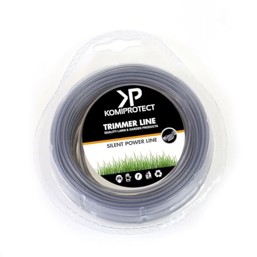Komiprotect® Filo Per Decespugliatore Elicoidale - Filo Per Decespugliatore Silent Power Robusto E Durevole (3.5 Mm X 20 Mt)