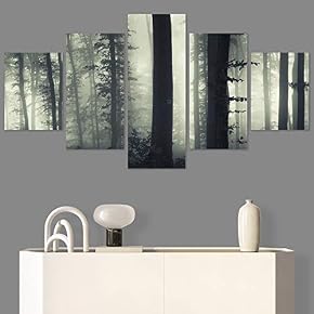 SIGNWIN 5 Panel Canvas Wall Art Modern Art...