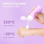 Redfly 17PCS Travel Bottles for Toiletries, TSA Approved Travel Size Containers, Leak Proof Travel Containers for Toiletries, Silicone Travel Kit for Shampoo, Conditioner, Lotion & Creams Purple - Image 5