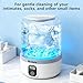 Underwear Washing Machine,Upgrade Mini Washer Deeply Cleans Small Laundry Items, Socks, Underwear, Baby Clothes,Portable Washing Machine is Suitable for, Apartments, Hotels, Travel, And Camping White