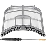 UPGRADED ADQ73373201 Dryer Lint Filter for LG Kenmore Dryer Lint Screen by Blutoget-Replace ADQ733732 PS7787727 DLEX9000V DLEX8000V DLEX8000W DLEX5000V DLEX5000W DLGX8001W,Vent Trap Cleaner Brush