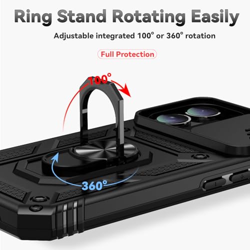 Coque iPhone 16 Plus antichoc de qualité militaire avec béquille intégrée et support magnétique - 4