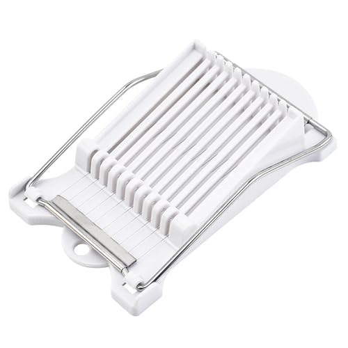 Luncheon Meat Slicer Quick,Stainless Steel Wire Egg Slicer | Evenly Strong Handheld Easy Quick Slicer for Luncheon Meat, Cheese, Ham, Avocado