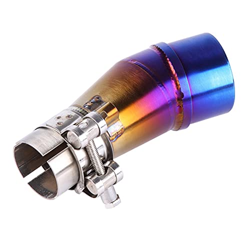 Scarico atv KIMISSuniversal 38-51mm moto tubo centrale, gsx650f tubo centrale adattatore scarico moto 1.5-2 ingresso inox scarico moto atv universale 38-51mm tubo punta silenziatore Tubo di scarico