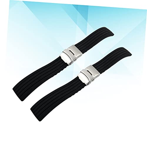 Bracelet de montre en silicone étanche et résistant Uonlytech de remplacement