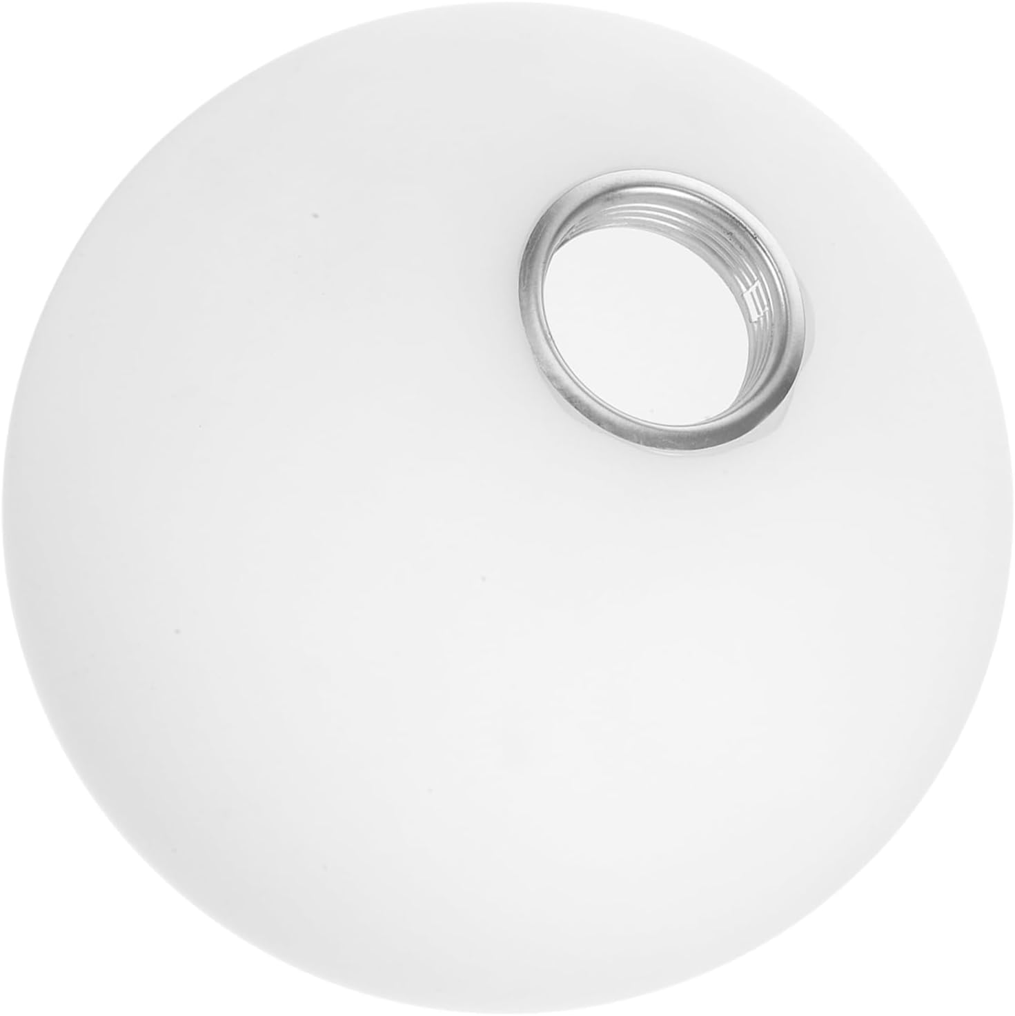 Mobestech Round Glass Globe Light Shade Replacement for E27 Fixtures Frosted White Pendant Lampshade for Outdoor and Indoor Use 12-inch Diameter