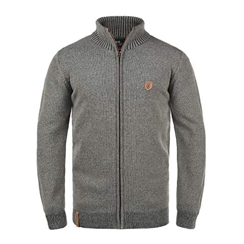 Indicode Andy - Cárdigans para Hombre, Grey Mix (914) Cover