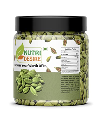 Nutri-Desire-Cardamom-Green-Whole-50gm-50gm-Elaichi-Grade-Big-Size-Buy-1-Get-1-Free Nutri Desire Cardamom Green Whole - 50gm + 50gm Elaichi Grade - Big Size (Buy 1 Get 1 Free)