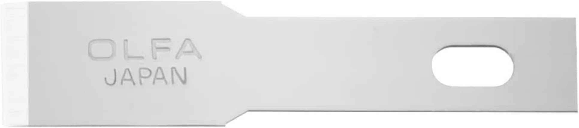 OLFA 8mm Chisel Art Knife Blade Set, 5 Blades (KB4-F/5) - Precision Hobby Craft Knife Replacement Chisel Blade Kit for Plastic, Wood, Film, Fits Most 8mm Art Knives