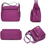 Sac à main pour les femmes Sac à dos en nylon Sacs à dos Multipockets Purs Sacs a main Sac à corps imperméable