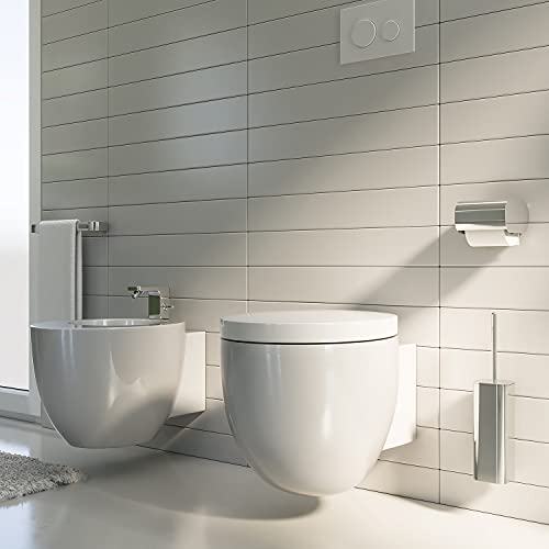 Gedy Outline Portarotolo Coperto Cromo, Misure