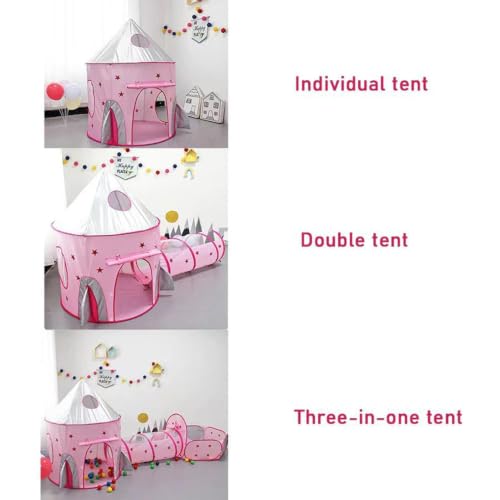 Piscina de bolas y tienda infantil plegable para el gateo seguro de bebés 4