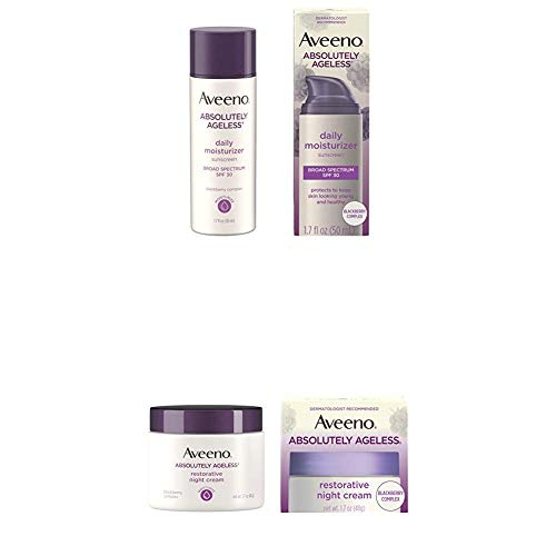 Aveeno Absolutely Ageless Anti-Wrinkle Facial Moisturizer + Aveeno Absolutely Ageless Restorative Night Cream Facial Moisturizer
