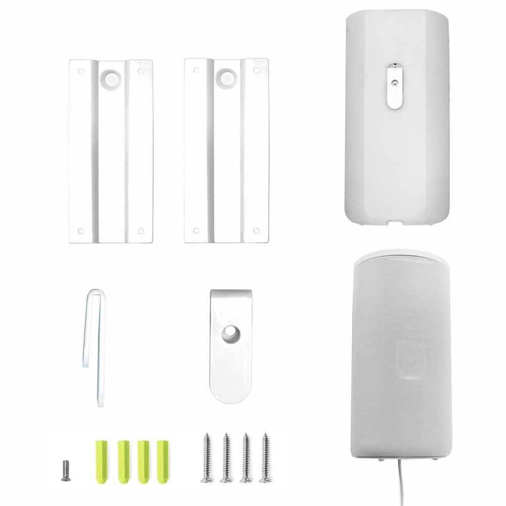 Speaker Wall Mount for Sony HT-A9 Home Theater System, Wireless Soundbar Metal Bracket Accessories, White (1 Pair)