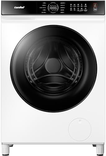 （16:00時点） COMFEE' ドラム式 洗濯乾燥機 洗濯10kg 乾燥5kg 2-4人用 洗剤自動投入 自動槽洗浄 スピードコース 大容量 家電 節水 静音設計 60℃除菌コース コンパクト ホワイト CD-105DA1(W)