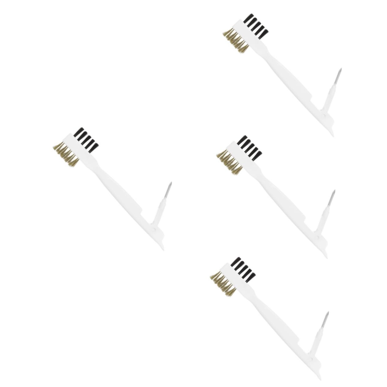 SOESFOUFU 4pcs Gas Stove Cleaning Brush Multipurpose Scrub Brush for Kitchen Use for Cleaning Gaps Rust and Oil Bristles