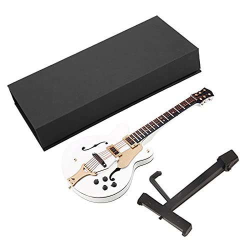 Modèle de guitare, 5,5 pouces, modèle de guitare électrique en miniature blanche, outils artisanaux, décoration cadeau… - Les Beatles, Paul McCartney, John Lennon, RIngo Starr, George Harrison Modèle de guitare, 5,5 pouces, modèle de guitare électrique en miniature blanche, outils artisanaux, décoration cadeau…