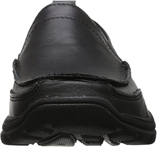 Skechers Skechers Mens Superior Gains Loafer, Black/Black, 9.5 W US