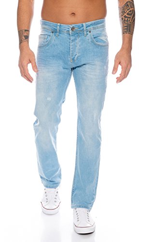 Rock Creek Herren Jeans Hellblau RC-331 [W44 L32]