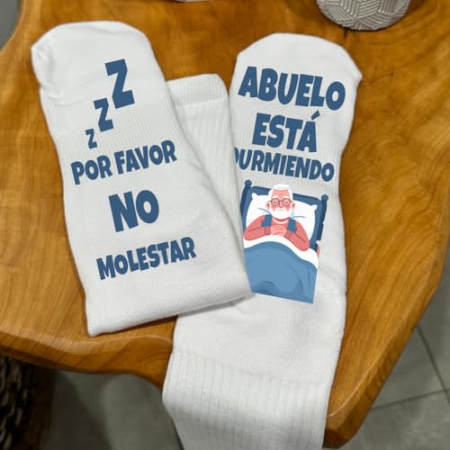 Grandpa Is Sleeping Socks – Funny Novelty Gift for Grandfather2