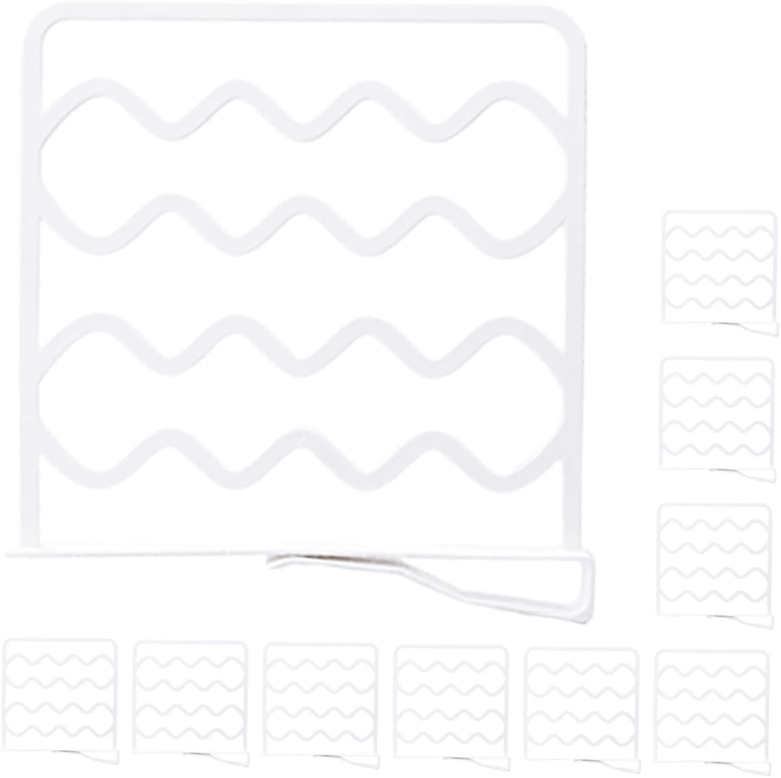 10pcs Adjustable Closet Shelf Dividers Separators for Clothing Bags Easy No-Drill Installation for Organizing Shelves Cabinets