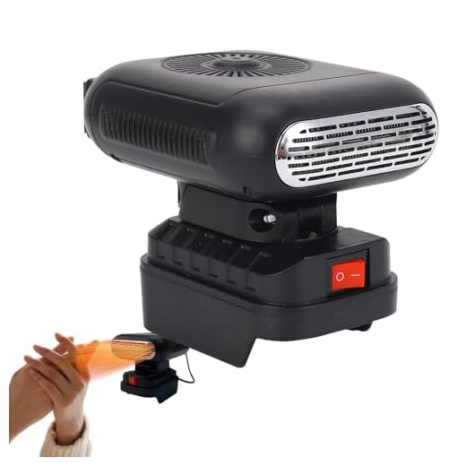 BommFu Calentadores Para Coche Y Vehículo | Con Batería Calentamiento Rápido Descongelador de Parabrisas - Calefactor Eléctrico Para Dormitorio - Taller Fábrica Oficina Camping Conductores Camiones