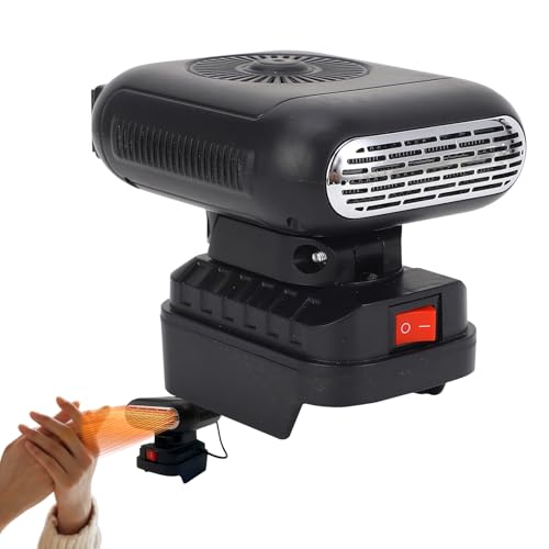 BommFu Calentadores Para Coche Y Vehículo | Con Batería Calentamiento Rápido Descongelador de Parabrisas - Calefactor Eléctrico Para Dormitorio - Taller Fábrica Oficina Camping Conductores Camiones