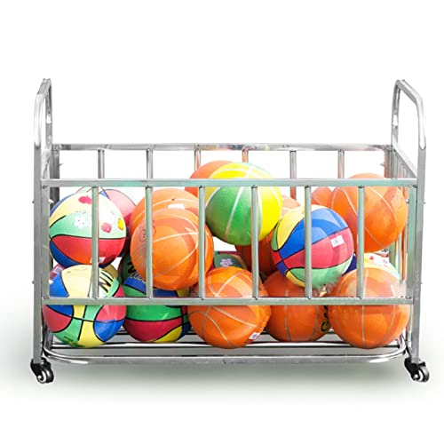 Estante de Pelota Grande Estante de la Jaula de Bolas sobre Ruedas Cover