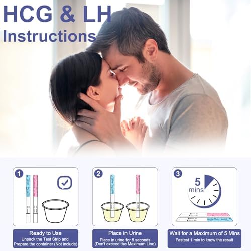MomMed 배란 테스트 스트립 15개와 임신 테스트 스트립 콤보 키트 5개, 임신 테스트 및 배란 예측 키트, 배란을 정확하게 추적하고 임신 초기 감지 (20개(1팩) — 사진 4