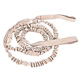 RASTKY Verstellbares, Skalierbares Fahrrad-Abschleppseil, Starkes Bungee-Zugseil, Einfach zu Verwendendes Fahrrad-Zugseil für Abenteueraktivitäten mit der Familie (Khaki)