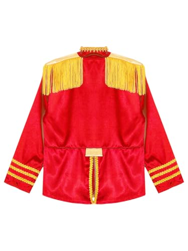 Kids Girls Boys 60's British Hippie Music Star Jacket Fringe Coat Halloween SGT Sergeant Pepper Outfit4