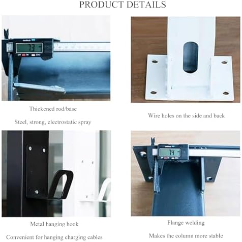 Outdoor EV Charger Pedestal Stand - Freestanding Electric Vehicle Charging Station, Universal Charging Column for Electric Cars, Durable Weatherproof Design for Home & Commercial Use